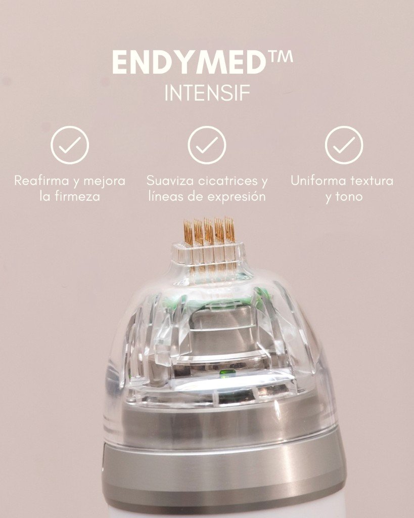 Infografía de beneficios de ENDYMED Intensif
